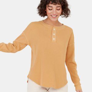 MATE the Label Harper Henley in Ochre M